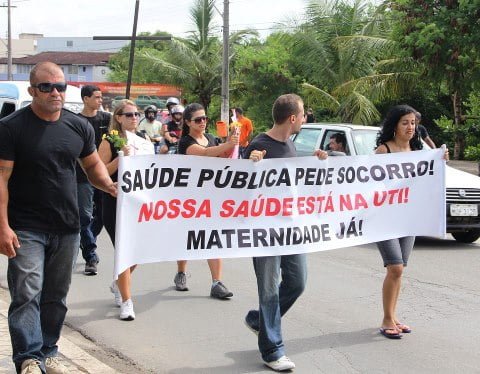 População participou do manifesto. Foto: Pompeia Castro.