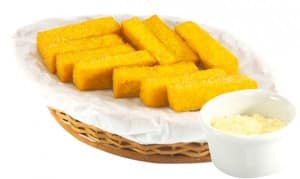 Polenta com molho