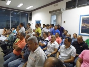 Cerca de 40 corretores de imóveis foram à Câmara na tarde de hoje. Foto: João Thomazelli/Portal 27