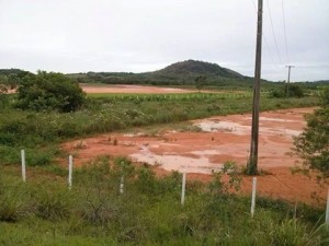 Lugar onde será construído o novo estádio do GEC.