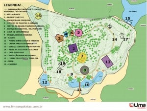 Confira o que está previsto para ser construído na Eco Ilha. Arte: Lima Arquitetas