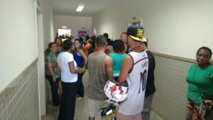 As filas estão grandes e algumas pessoas desistem de votar. Foto: Whatsapp