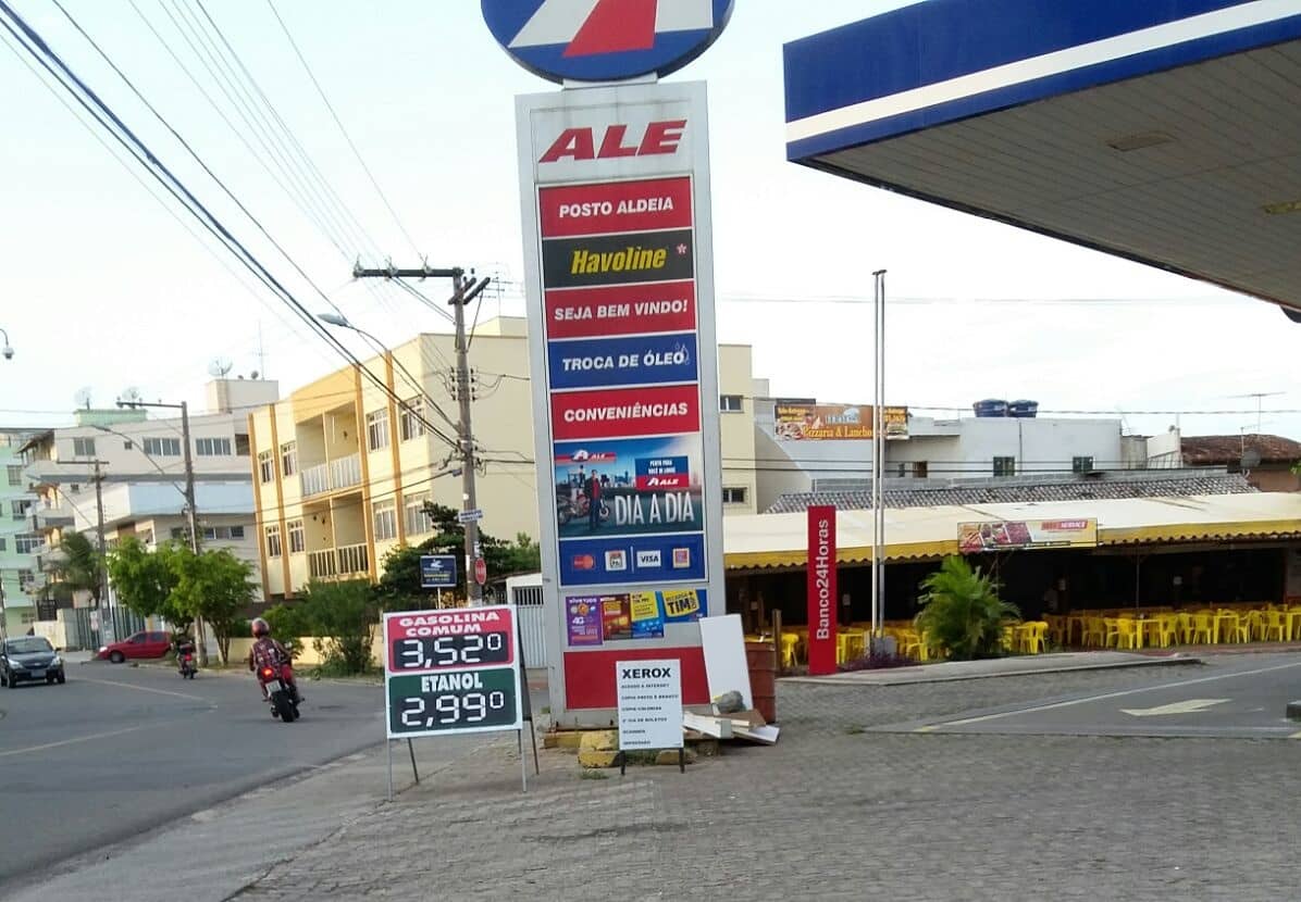 O posto fica na Av. Paris, na Praia do Morro, em Guarapari. Foto: Felipe Faria.