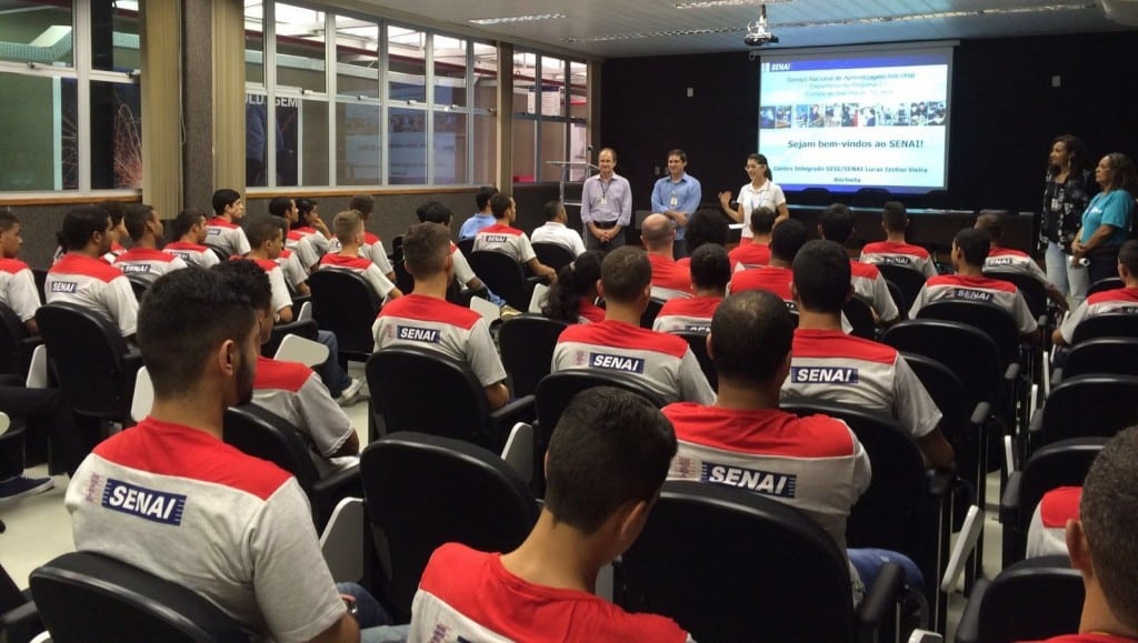 senai anchieta alunos aula