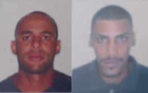 Eliaquim e Michael tentaram fugir, mas foram cercados pela polícia e se renderam. Fotos: reprodução/João Thomazelli