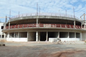 As obras pouco evoluíram desde que começaram, há quase um ano. Foto: João Thomazelli/Portal27