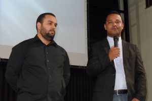 Pastor Rafael Vaillant e padre Gudialace Oliveira