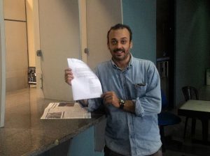 Jorge protocolou uma denúncia na Assembleia legislativa pedindo a cassação do deputado Edson Magalhães.