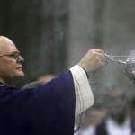 Archbishop of Sao Paulo Dom Odilo Pedro Scherer leads Ash Wednesday mass at Se Cathedral in Sao Paulo
