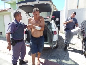 Wander fugiu de bicicleta, mas foi seguido por um vizinho e acabou preso. Foto: João Thomazelli/Portal 27