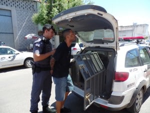 Sandro foi detido em Guarapari e levado para a DHPP de Vitória. foto: João Thomazelli/Portal 27