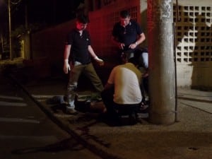 O local do crime foi periciado e o corpo levado para o DML de Vitória. Foto: João Thomazelli/Portal 27