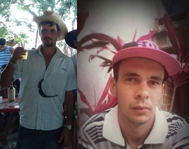 Silvinho e Nadinho foram mortos no fim da tarde de ontem. Fotos: redes sociais